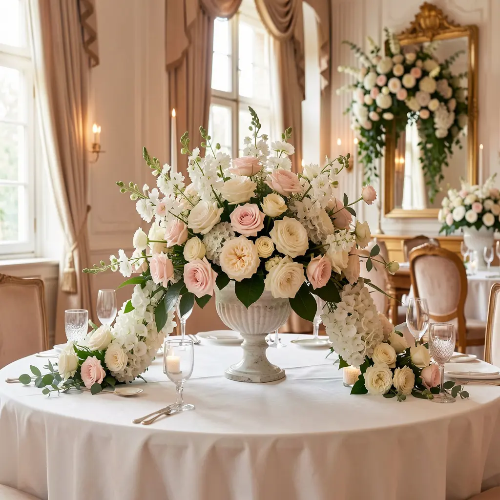 Elegant wedding floral arrangement